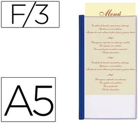 Porta-Menus Formato Din A5 com 3 Pag