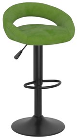 Bancos de bar 2 pcs veludo verde-claro