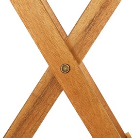3 pcs conjunto jantar dobrável p/ jardim madeira acácia maciça