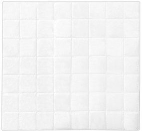 Edredão de algodão branco 4 estações 200 x 220 cm TELENO Beliani