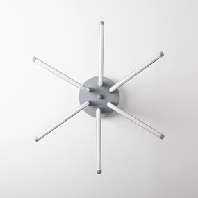 Candeeiro de Teto Leddaisy – Cinza – 55 x 25 x 55 cm