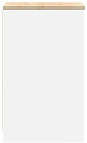 Armário de arrumação de garagem Branco 40x51x85 cm