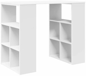 mesa de canto branca Branca MDF Médio Armazenamento