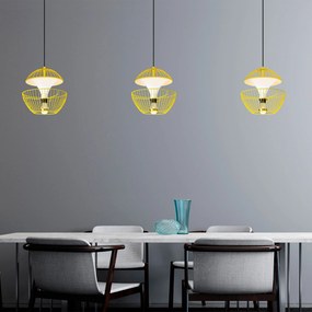 Candeeiro Telmander – Amarelo – 30 x 30 x 45-135 cm
