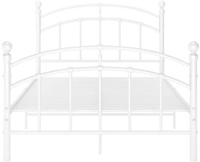 Estrutura de cama 120x200 cm metal branco