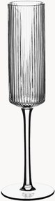 Copos de champanhe de cristal Linje, conjunto de 6