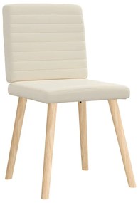 Cadeiras de jantar 4 pcs linho