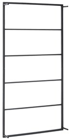 Toalheiro 60x10x116 cm aço preto