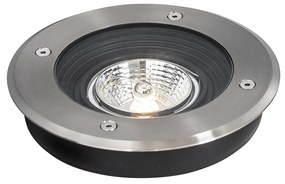 Refletor moderno para exterior em aço AR70 ajustável IP65 - Delux Moderno