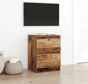 vidaXL Móvel para TV 40x35x54 cm derivados de madeira madeira velha