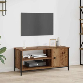 vidaXL Gabinete para TV com prateleira Madeira antiga 100 x 40 x 45 cm