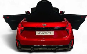 Carro elétrico para crianças MINI Cooper S, 12V com pneus de borracha Vermelho