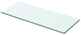 vidaXL Prateleira de vidro 50x15 cm transparente