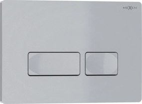Mexen Tex 04 botão de descarga, cromado mate - 6104-04