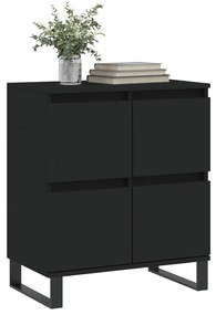 Aparador Portucale de 60cm - Preto - Design Moderno