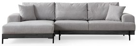 Sofá de Canto Eti – Cinzento – 170 x 280 cm