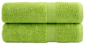 Toalhas de mãos premium SOLUND 2pcs 50x100cm 600gsm verde maça