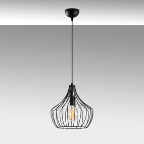 Candeeiro de Teto Mezopotamya – Preto – 27 cm
