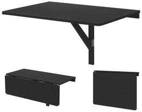 Mesa dobrável de parede de 31,5 x 23,5 polegadas para espaços pequenos - cinza