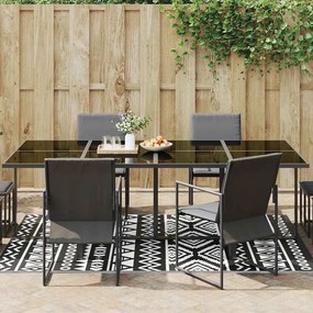 Tapete de exterior 160x230 cm ARAKIL PP preto