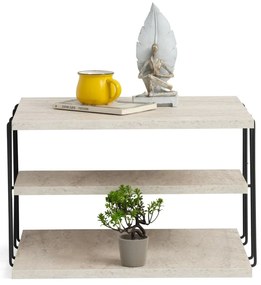 Mesa de Apoio Lifon – Travertine Black – 50x33x40 cm
