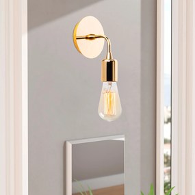 Candeeiro de Parede Harput – Dourado – 12 cm x 20 cm