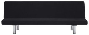Sofá-Cama Kevin em Tecido - Preto - Design Moderno