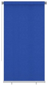 Estore de rolo para exterior PEAD 120x230 cm azul