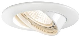 LED Foco embutido inteligente branco inclinável c/ Wifi GU10 - Edu Moderno