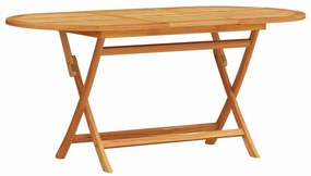 Conjunto de Jantar de Jardim 7 pcs Madeira Largo Madeira Sólida