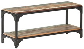Mesa de centro 90x30x40 cm madeira recuperada maciça
