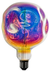 Lâmpada LED E27 Regulável Filamento Espiral G125 Arco-Íris 4W 200 lm 1800K