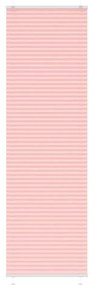 vidaXL Rosa Plissada Cega 60x200 cm Largura Tecido 59,4 cm Poliéster
