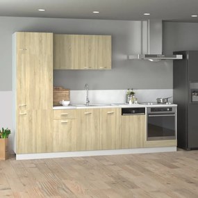 Conj. móveis de cozinha “Lyon” 7 pcs  carvalho sonoma
