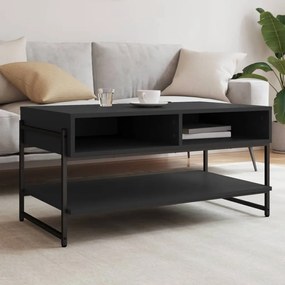 Mesa de centro 90x50x45 cm derivados madeira preto