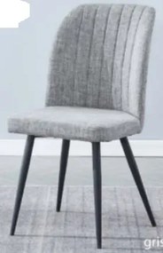 Cadeira Rory (pé metal | Acento estofado)