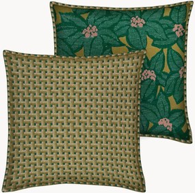 Almofada reversível artesanal para exterior Janis