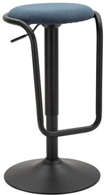 Banco de Bar Destiny Navy com Altura Regulável – Ø41x61-83 cm – Preto