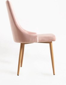 Pack 6 Cadeiras Stoik Wood - Rosa