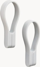 Suportes magnéticos para toalhas em silicone Loop, conjunto de 2