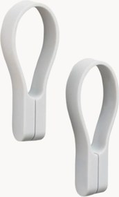 Suportes para toalhas magnético em silicone Loop, conjunto de 2