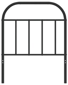 Cabeceira de cama 75 cm metal preto