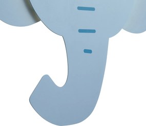 Candeeiro de parede infantil azul com LED regulável em 3 níveis - Ellie the Elephant