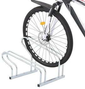 Suporte independente para 2 bicicletas aço galvanizado