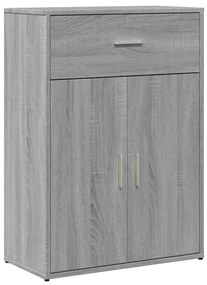 Aparadores 2 pcs 60x30x84 cm derivados madeira cinzento sonoma