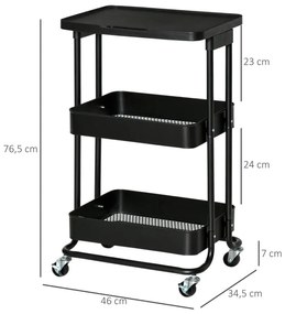 Carrinho de Cozinha Syn - Design Industrial