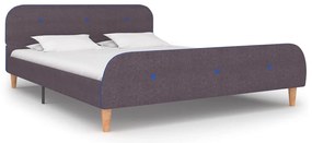 Estrutura para cama sem colchão Taupe Tecido 135x190 cm