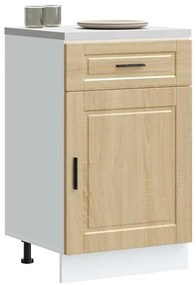 vidaXL Armário base de cozinha Porto derivados madeira carvalho sonoma