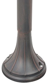 Candeeiro de pé para jardim E27 120 cm alumínio bronze