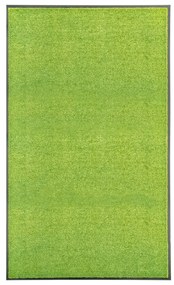 Tapete de porta lavável 90x150 cm verde